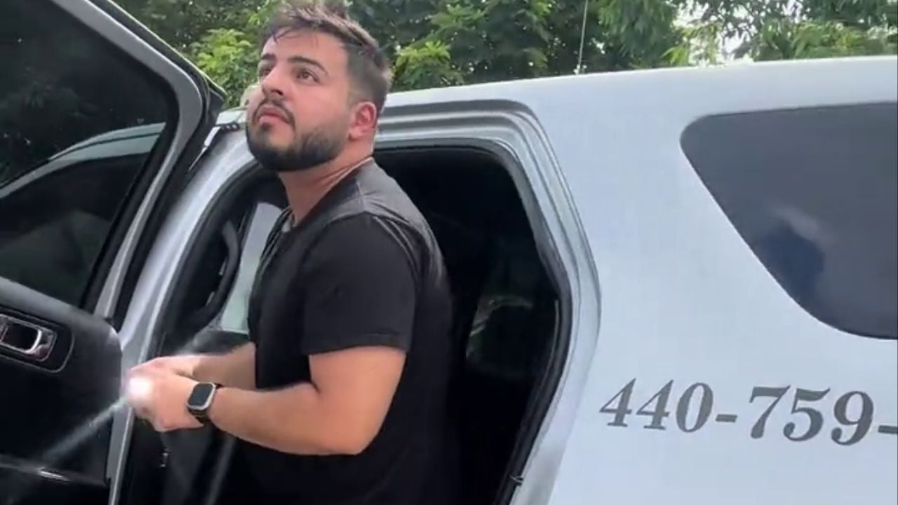 Pulled over in Dodge Muscle Car Police Car