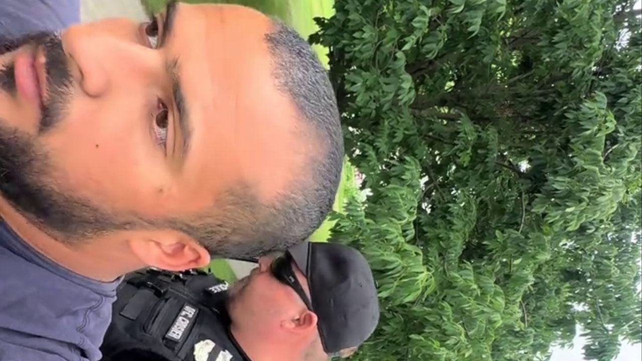 Pulled over in Dodge Muscle Car Police