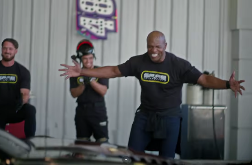 Terry Crews Goes To NASCAR Pit Crew Bootcamp And Gains A New Respect For The Sport