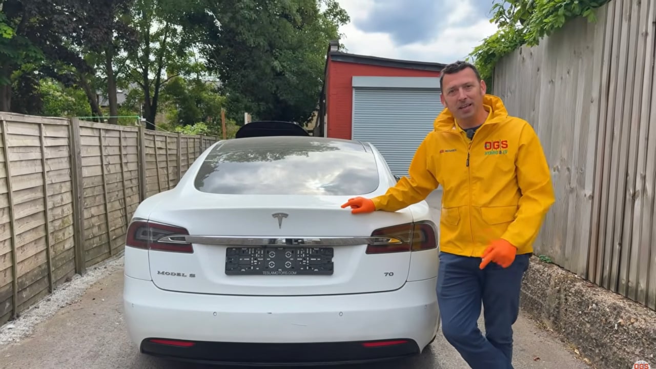 Mechanic Revives High-Mileage Tesla Model S After Tracking Down Rear Motor Fault