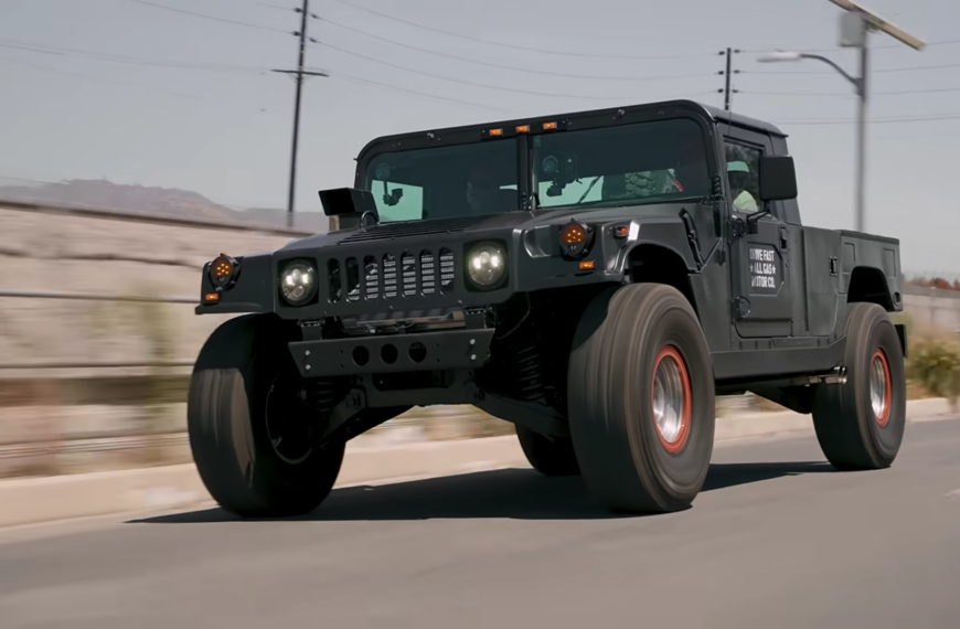Man Turns Military-Bred Hummer Into A 600-HP Performance Off-Roader