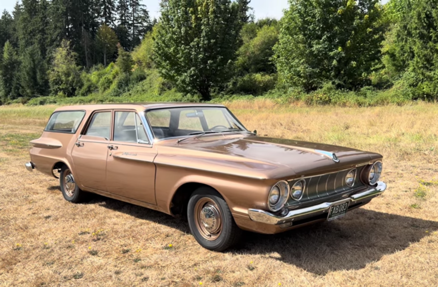 Someone Restored A 1962 Plymouth Savoy Slant-Six Manual Wagon… And It Could Be Yours