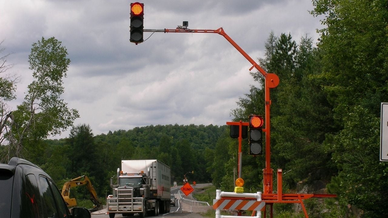 Temporary Traffic Signal USA