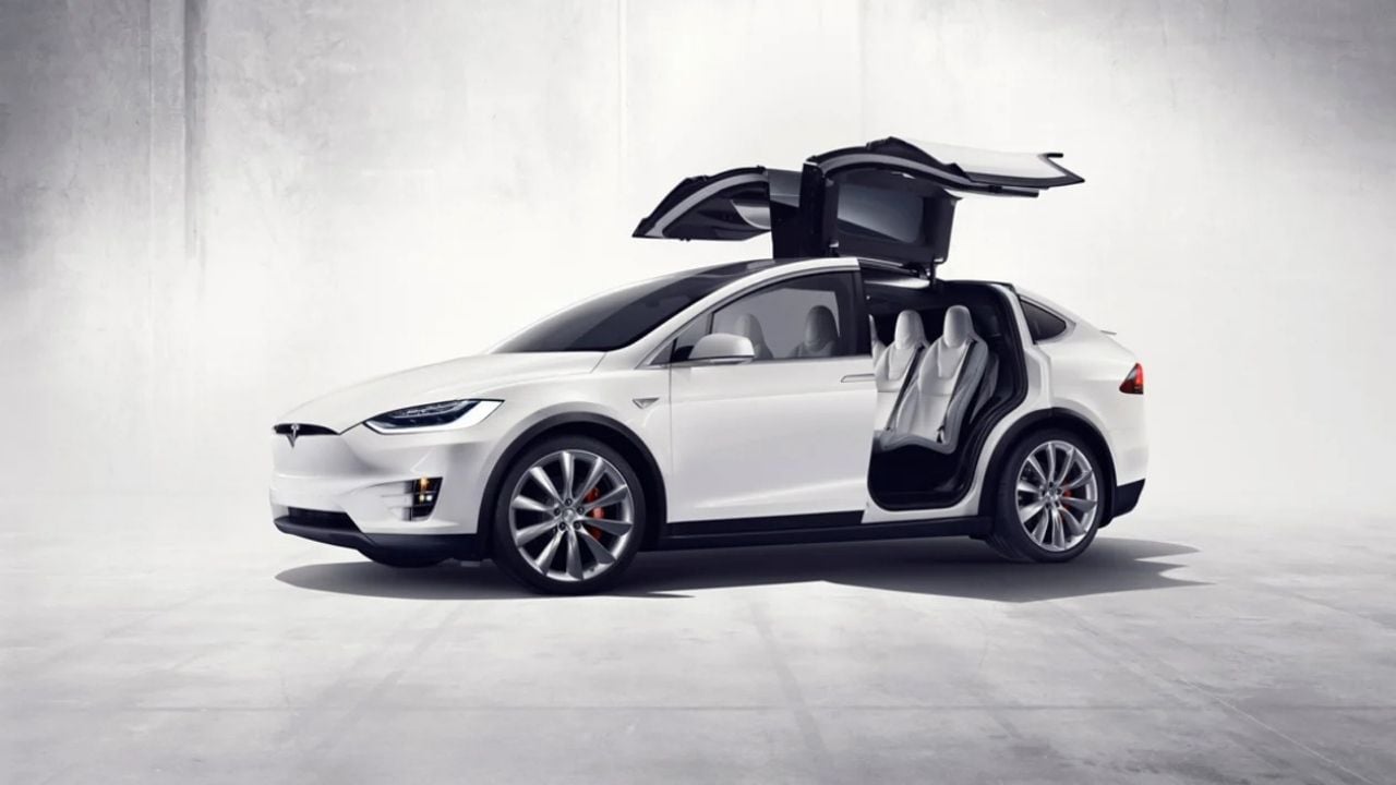 Tesla Model X Doors Open
