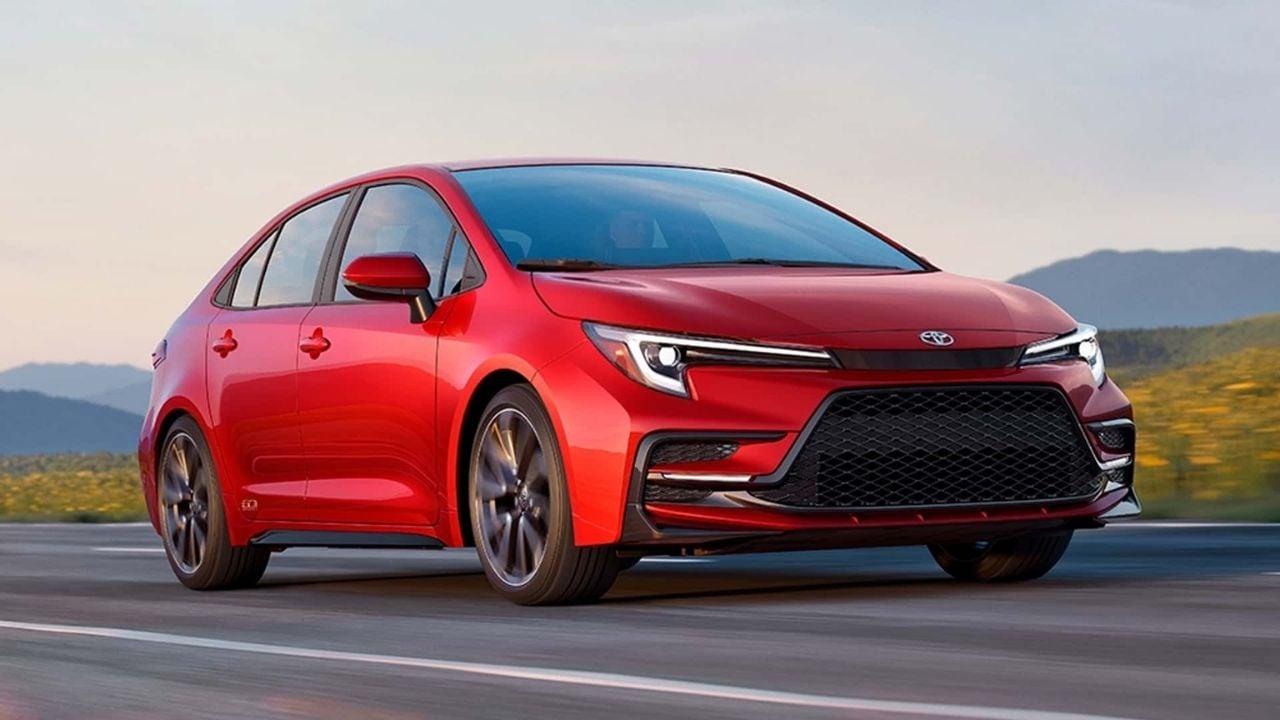 Toyota Corolla 60th Anniversary 2027 model front quarter