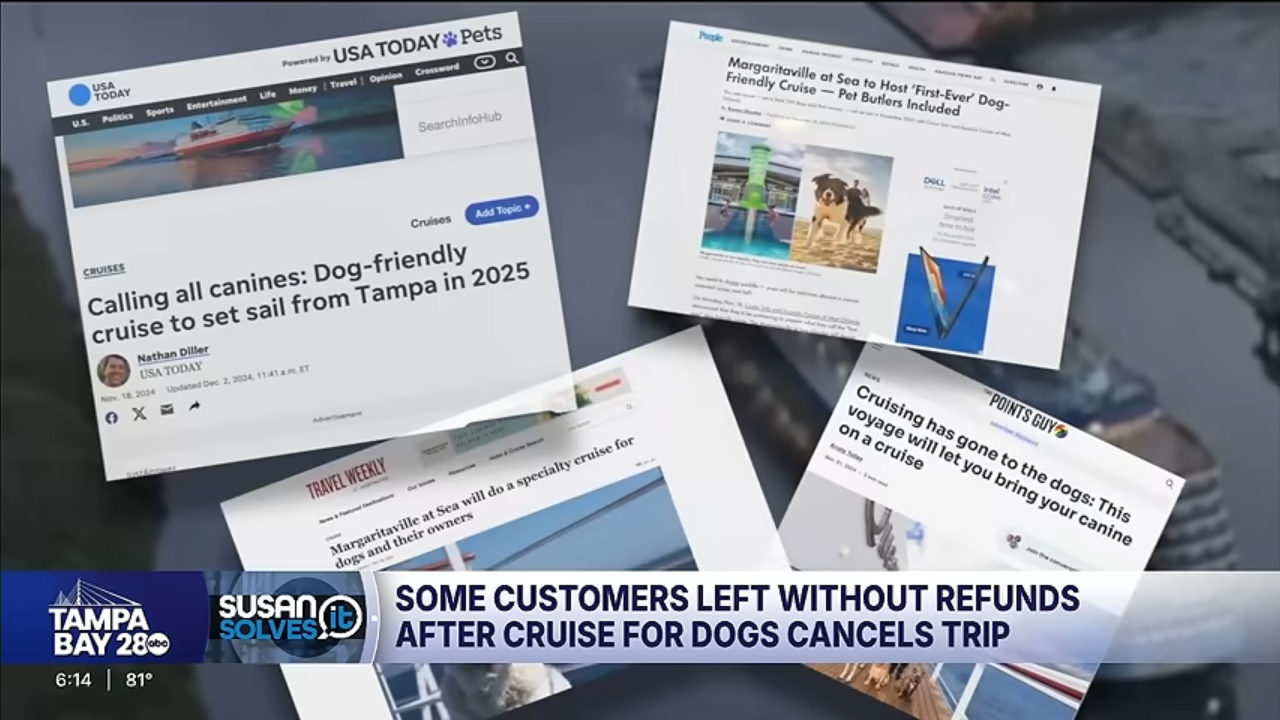 dog cruise scam