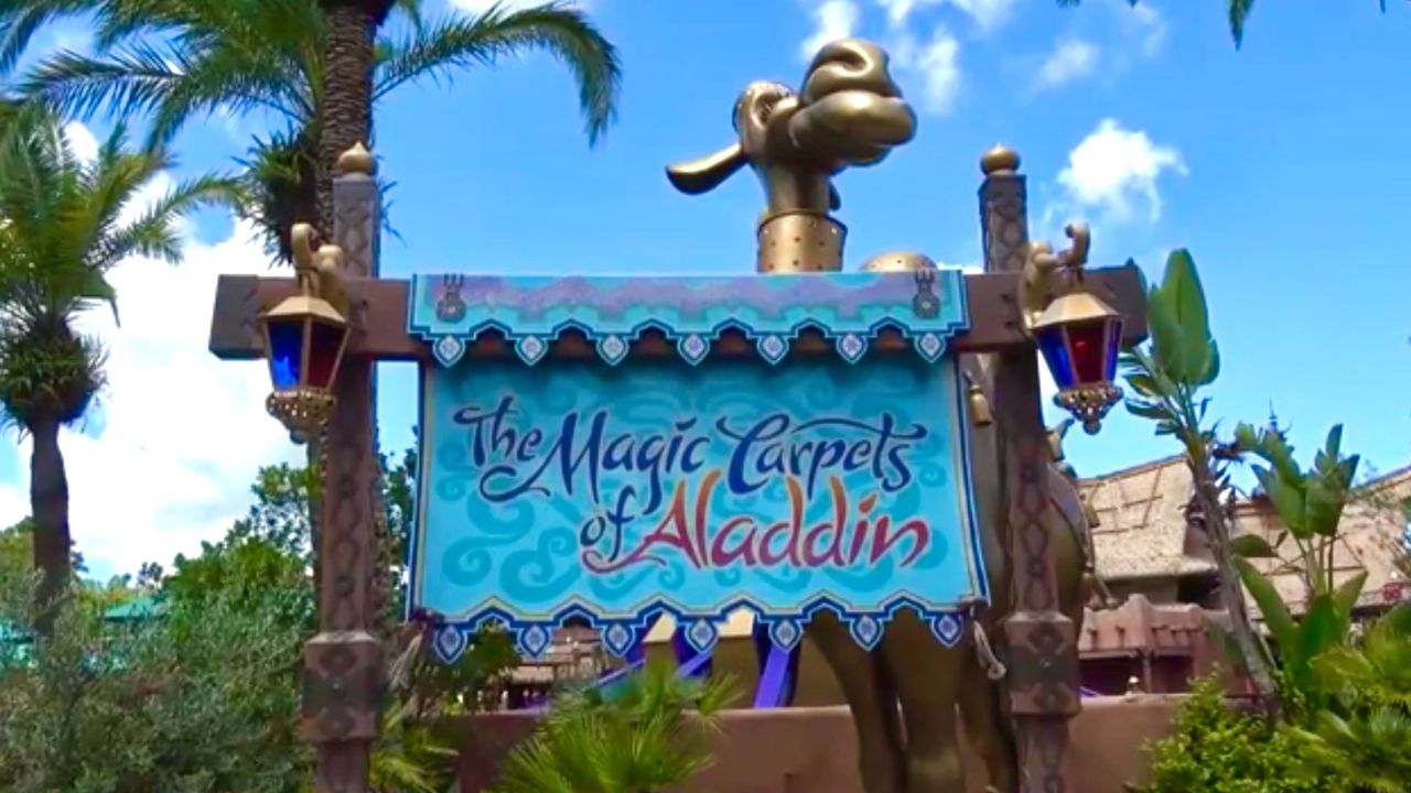 WDW Magic Kingdom Aladdin Magic Carpets