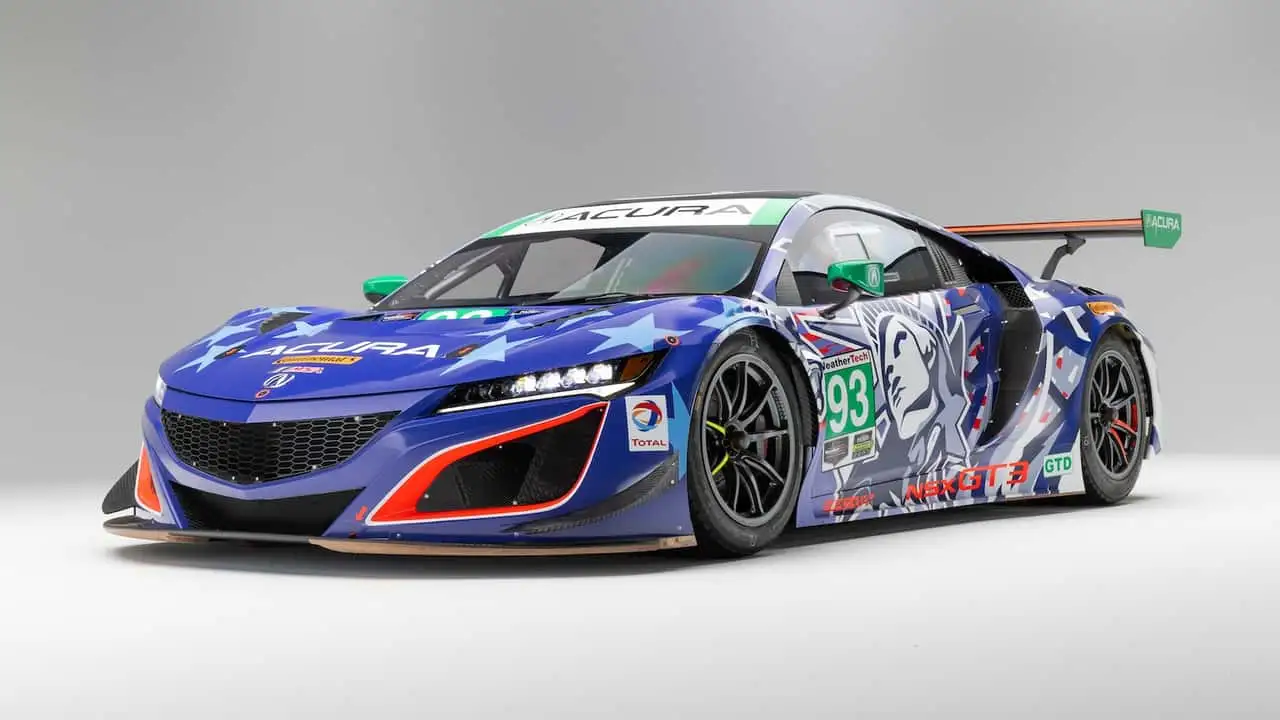 acura nsx gt3 race car for sale