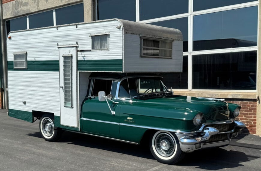 Rare 1956 Cadillac Sixty Special Camper Is Begging You To Take It On A Road Trip
