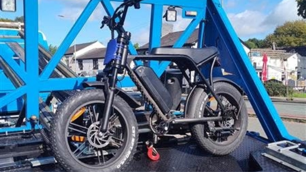 E-bike seized
