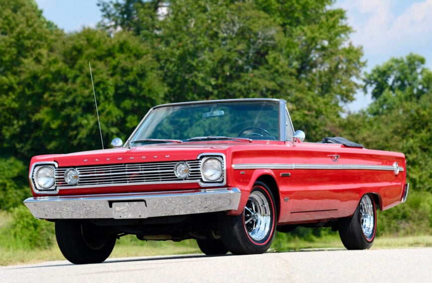 1966 Plymouth Belvedere Convertible With Hemi V8 Is Heading To Auction