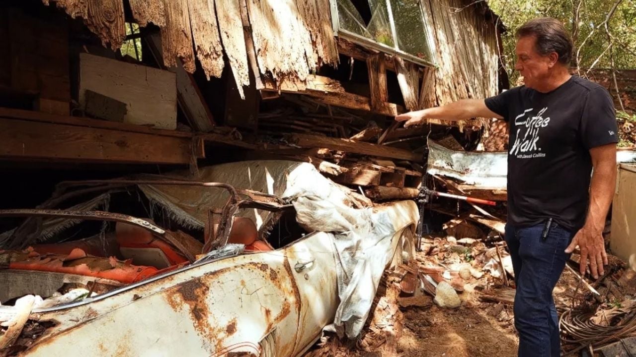 Camaro Z11 Recovered From Under Barn