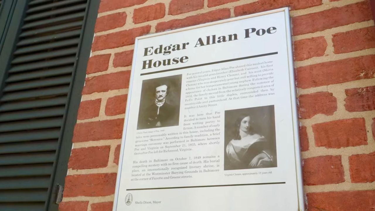 GH Edgar Allan Poe Museum Baltimore Maryland