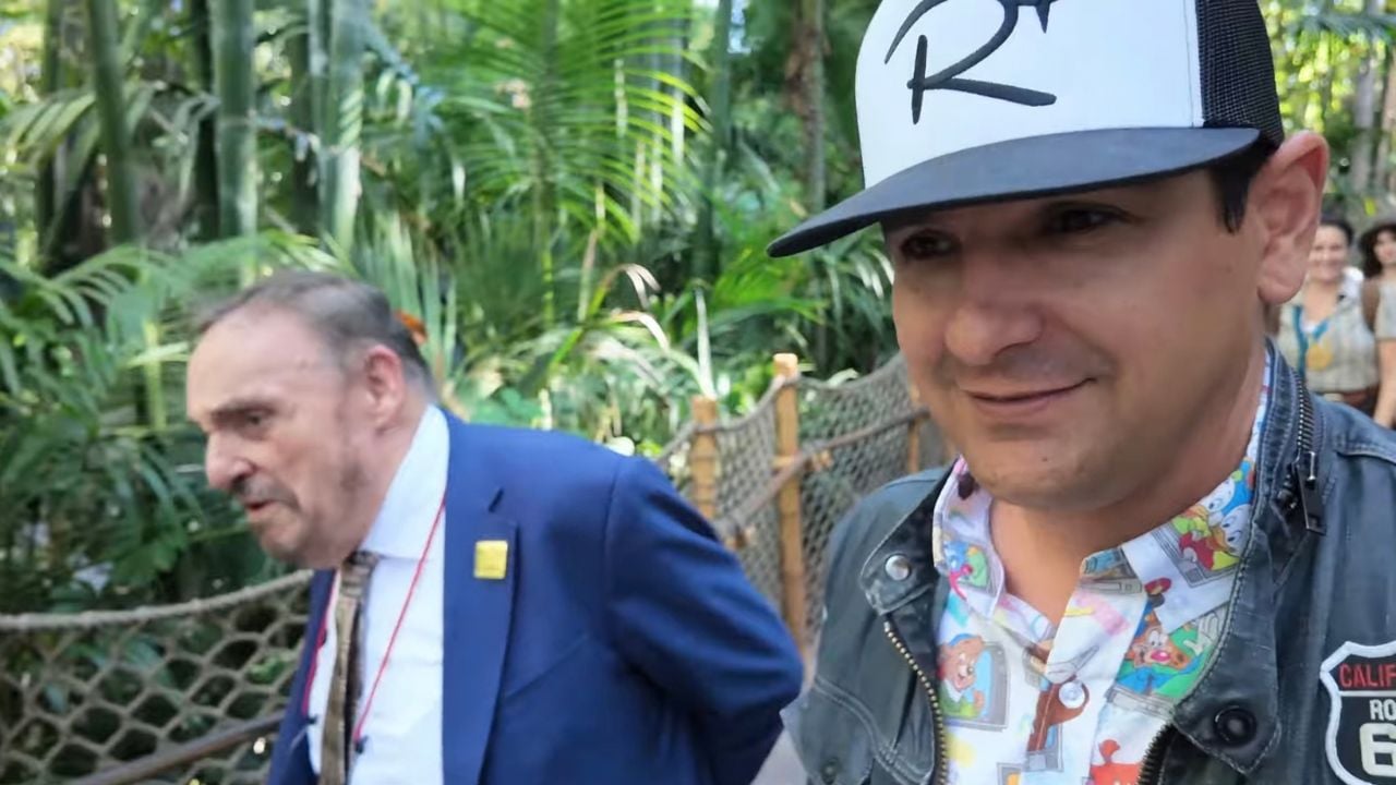 GH Justin Scarred with John Rhys Davies