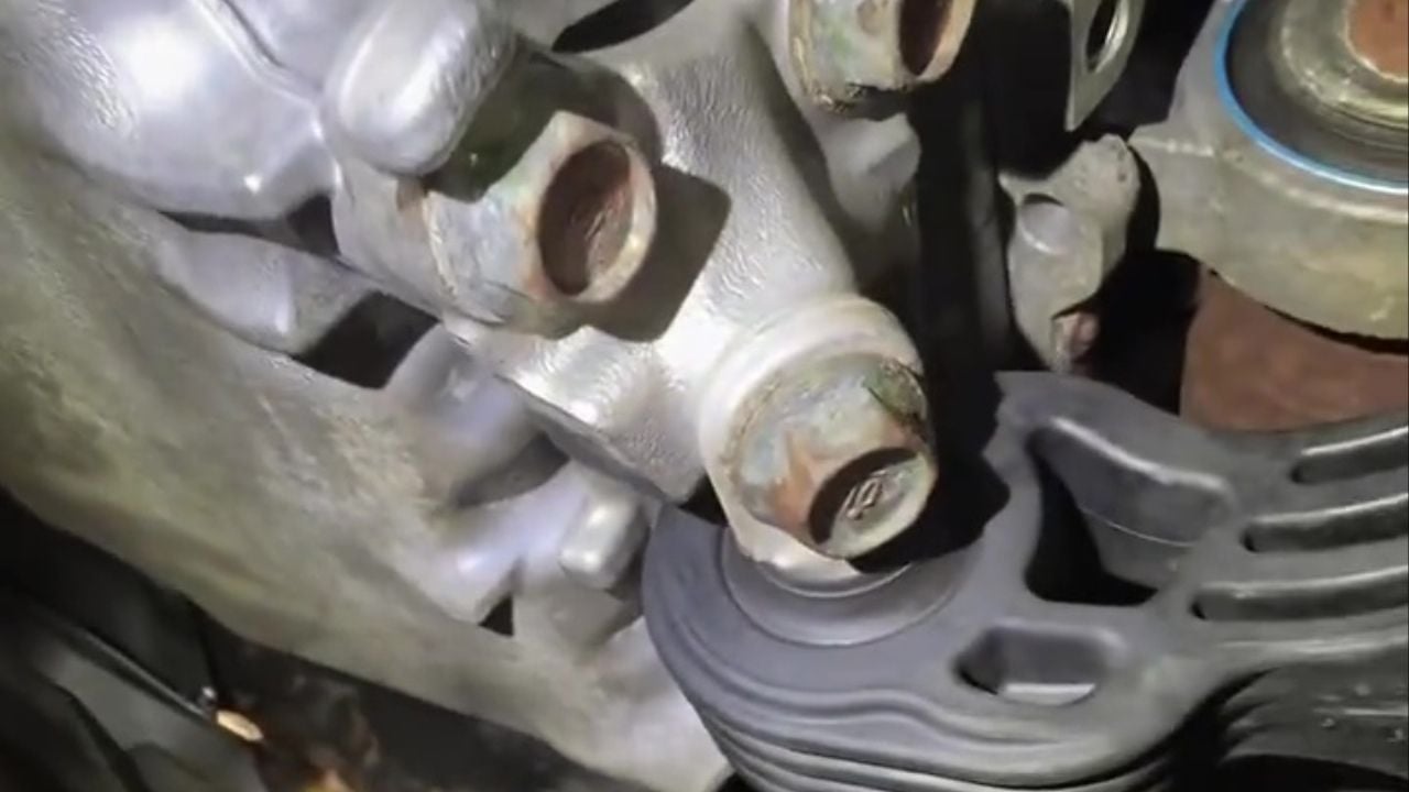 Honda CR-V Oil Change Underneath