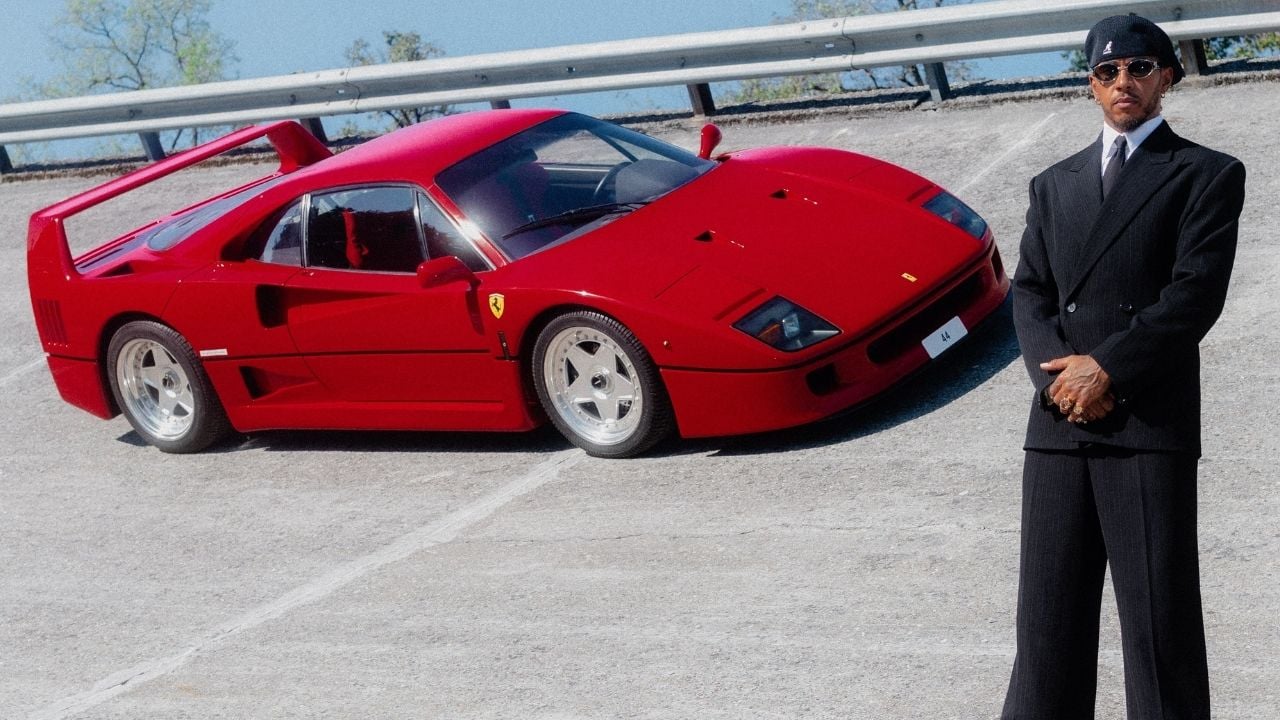 Lewis Hamilton Ferrari F40 Front View