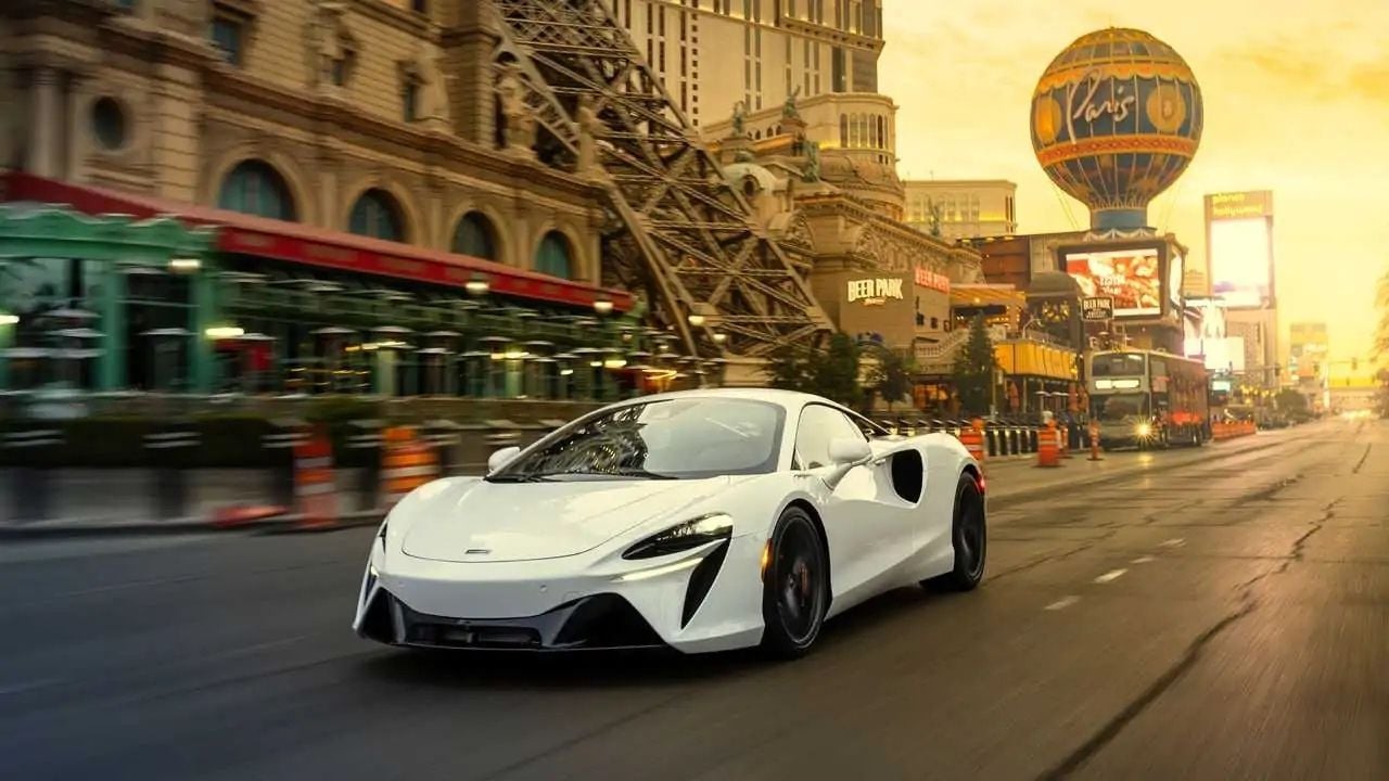 McLaren Artura Front Quarter Las Vegas