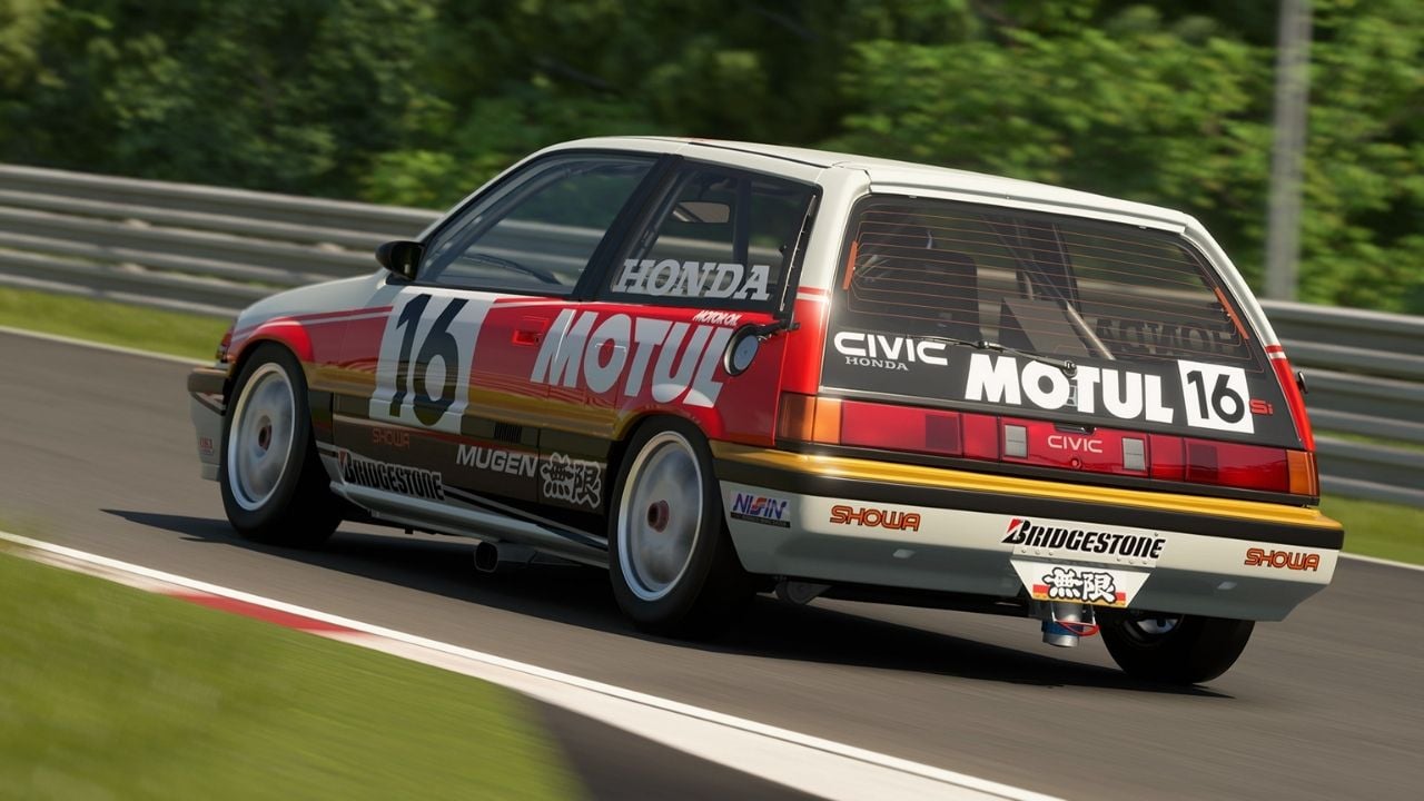 Motul Honda Civic Si Rear View