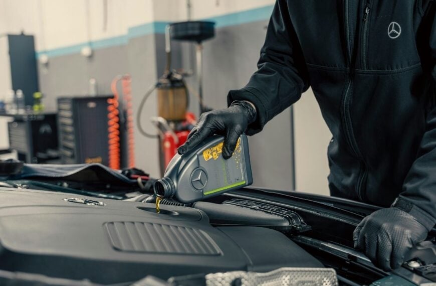 Oil Change on Mercedes Benz