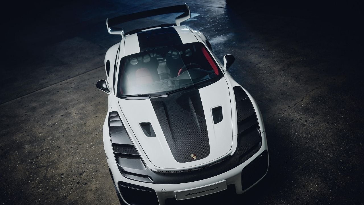 Porsche Flachbau Slantnose Front View