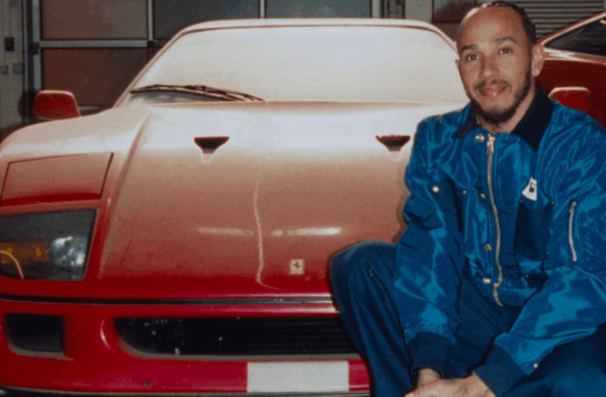 Lewis Hamilton Has Added A Barn-Find Ferrari F40 To His Collection