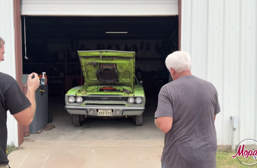 Abandoned V-Code 1970 Plymouth GTX Is Rescued After 45 Years
