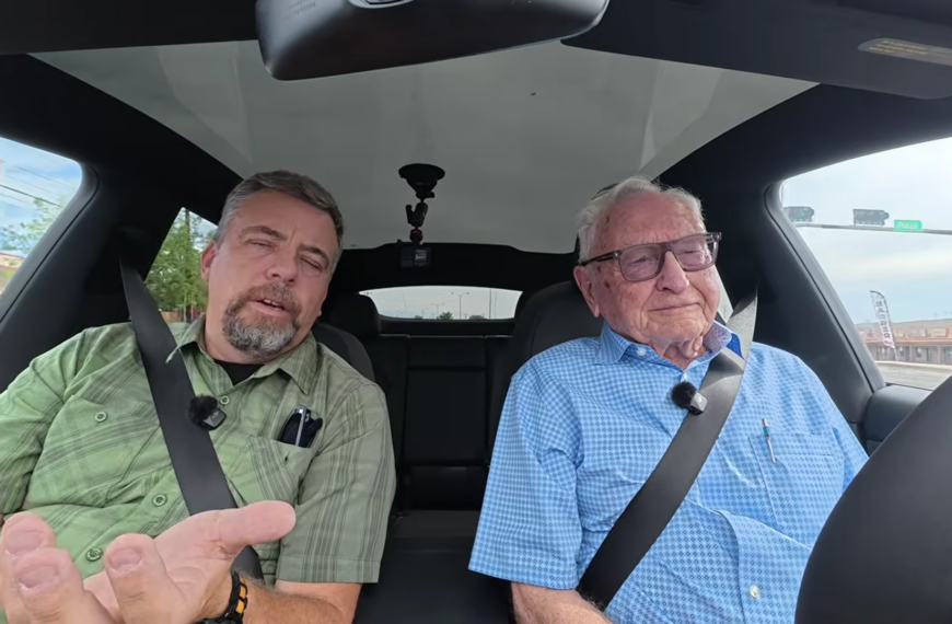 98-Year-Old Says Mustangs Ain’t Got A Chance Against His Tesla Model Y