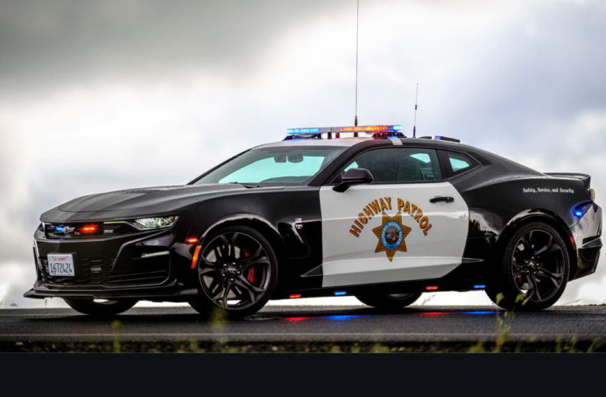 Somehow, California Highway Patrol Has Added The Discontinued Chevy Camaro To Its Fleet