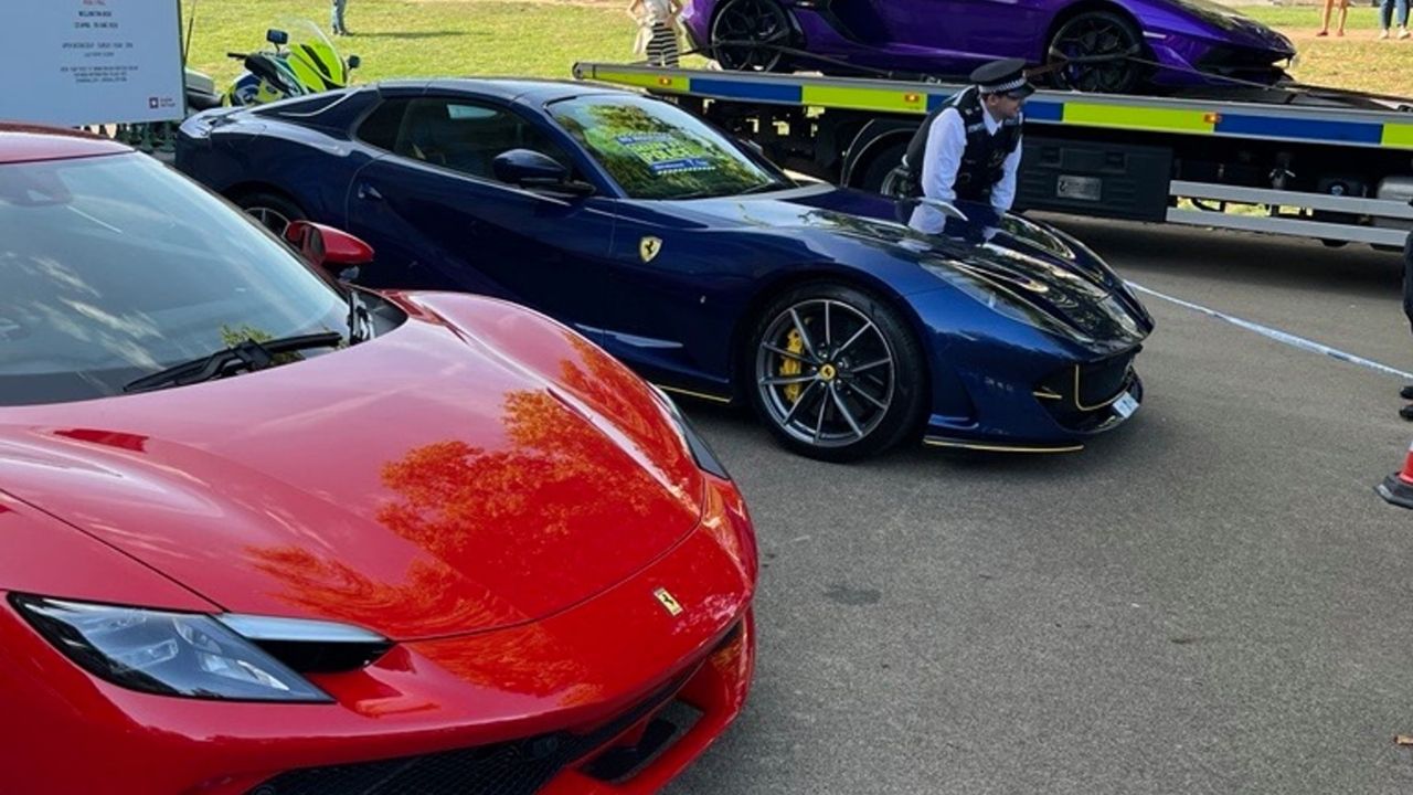 Seized Supercars in London