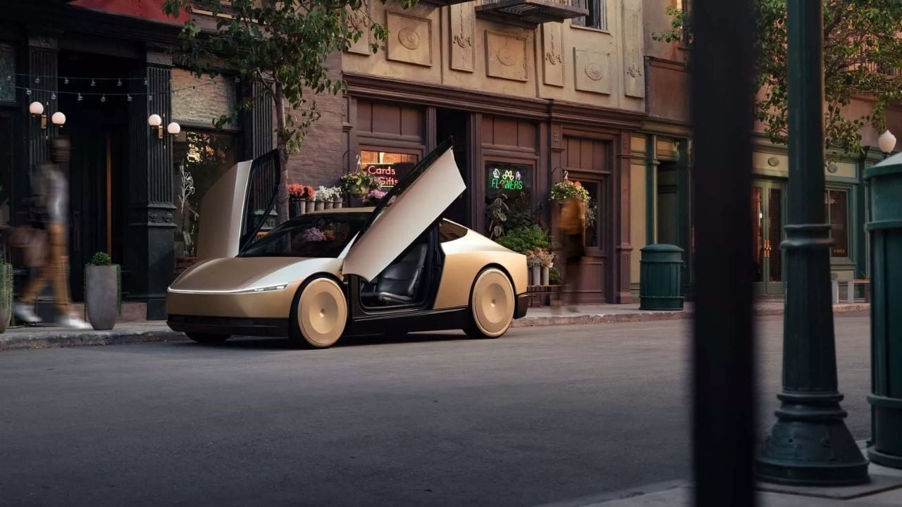 Tesla Cybercab Front Quarter