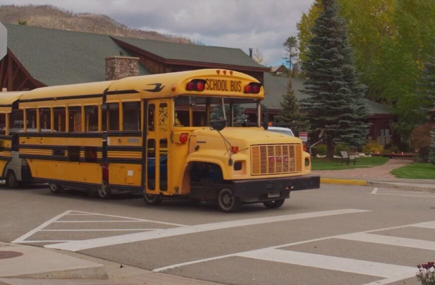 Three Kei Cars Disguised as a Single School Bus By Grand Tour Hosts