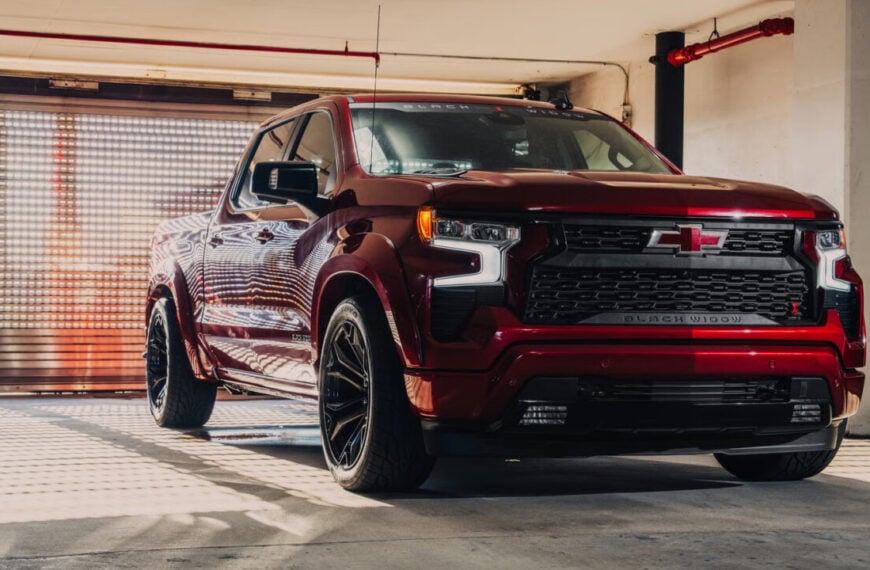 Meet The Lowered Chevrolet Silverado Black Widow SR — A 675-HP V8 Street Truck