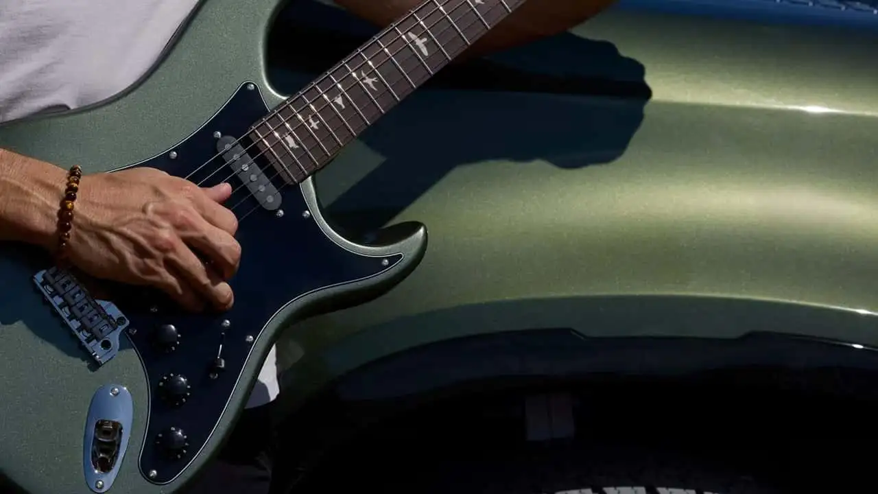 land rover john mayer prs guitars silver sky defender color collection 1