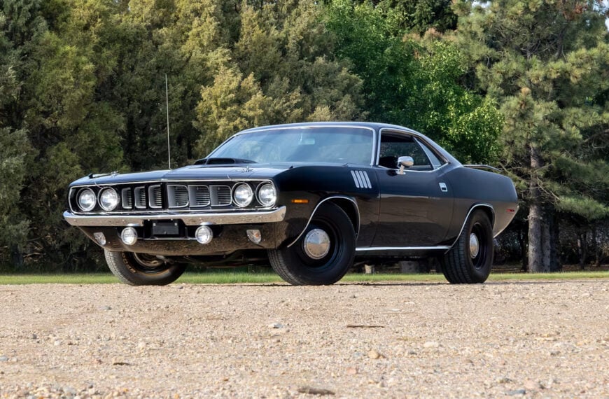 This Mean-Looking Triple-Black 1971 Plymouth Cuda Is Looking For A New Home