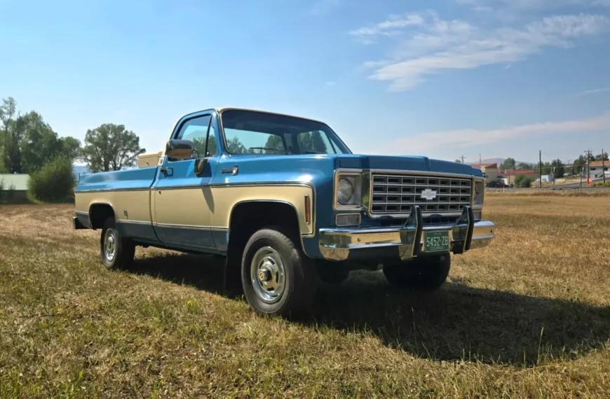 This 37,000-Mile 1976 Chevy K10 Has Had Just One Owner, And Now It’s For Sale