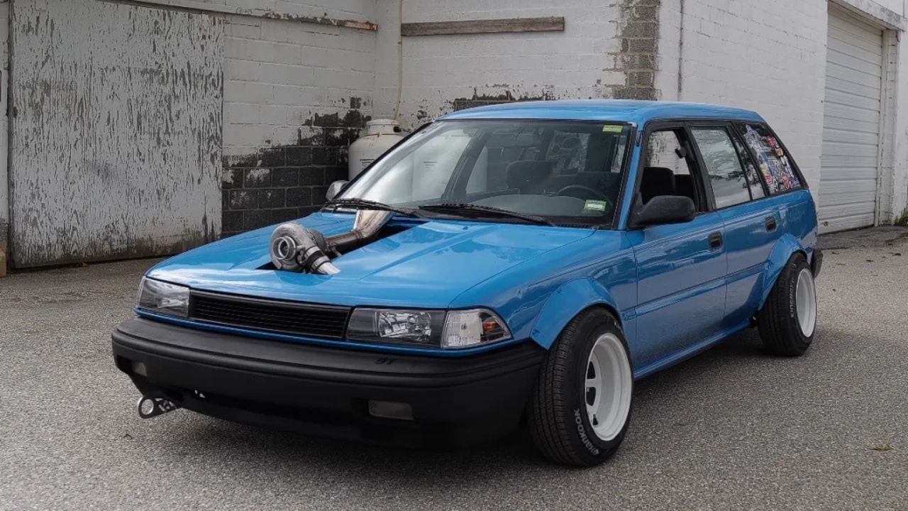 Budget Toyota Corolla Turbo Front Quarter