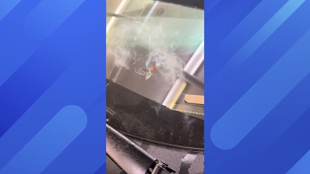 Cracked Windshield Smoking