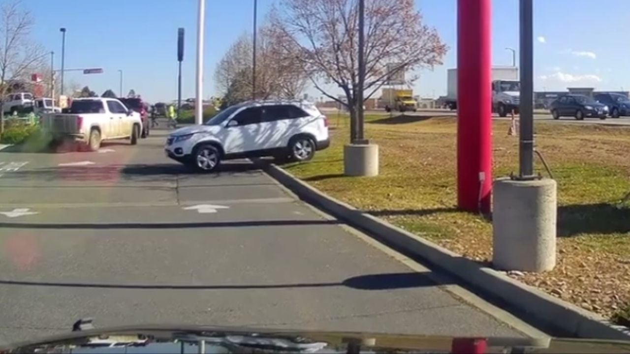 Crazy Popeyes dashcam footage