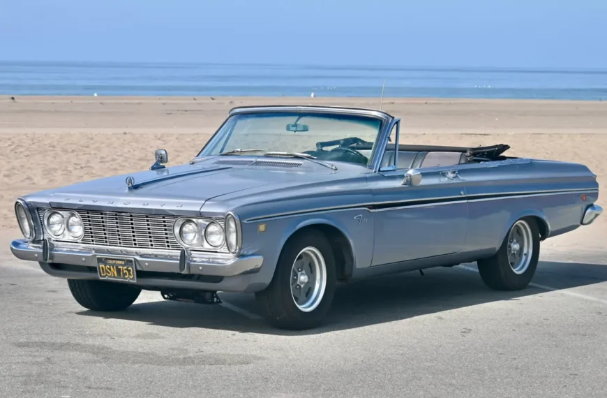 This 505-Powered 1963 Plymouth Fury Convertible Is A 600-HP Sleeper, According To Its Seller