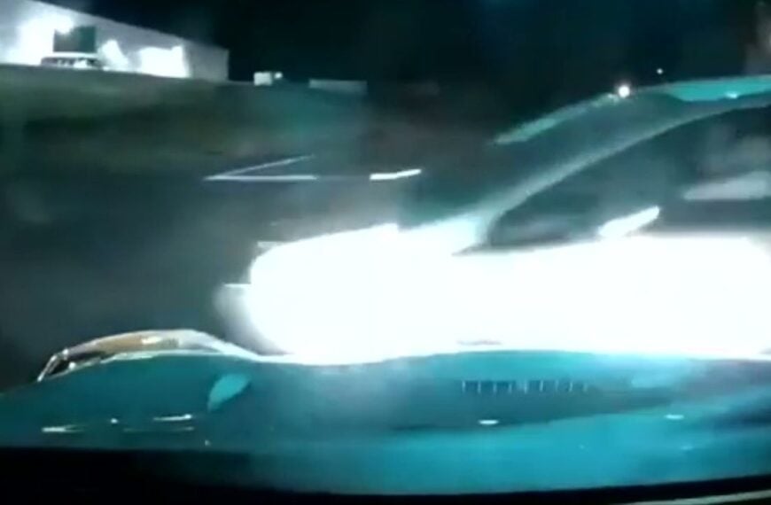 Dashcam accident at night featured image