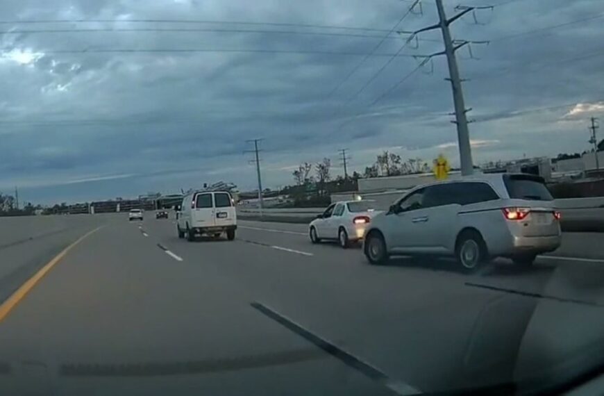 “Damaged Cars Have Nothing to Lose”: Dashcam Footage Captures Road Rage That Turns Into a Brake Check