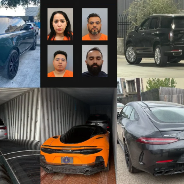 Texas Mom, Dad, and Teenage Son Charged in $3 Million Luxury Car Theft Ring That Shipped Vehicles as Rebar