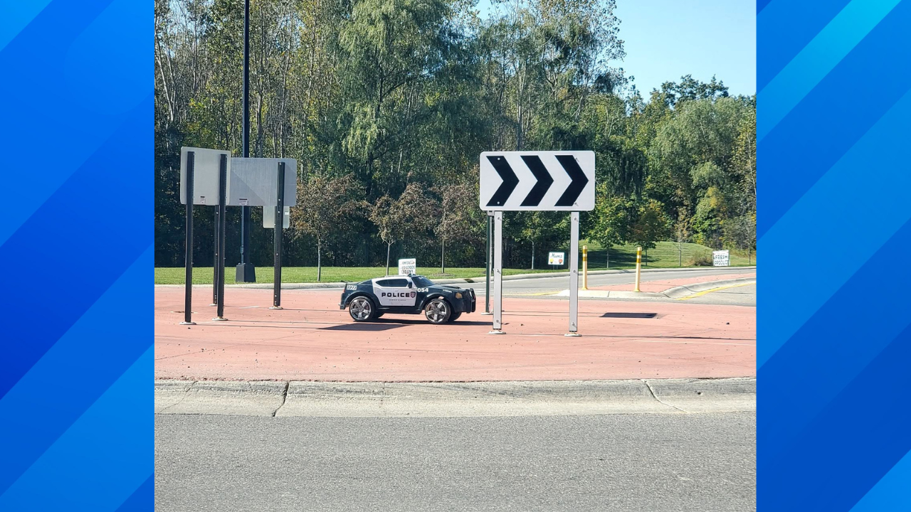 Michigan toy cop car