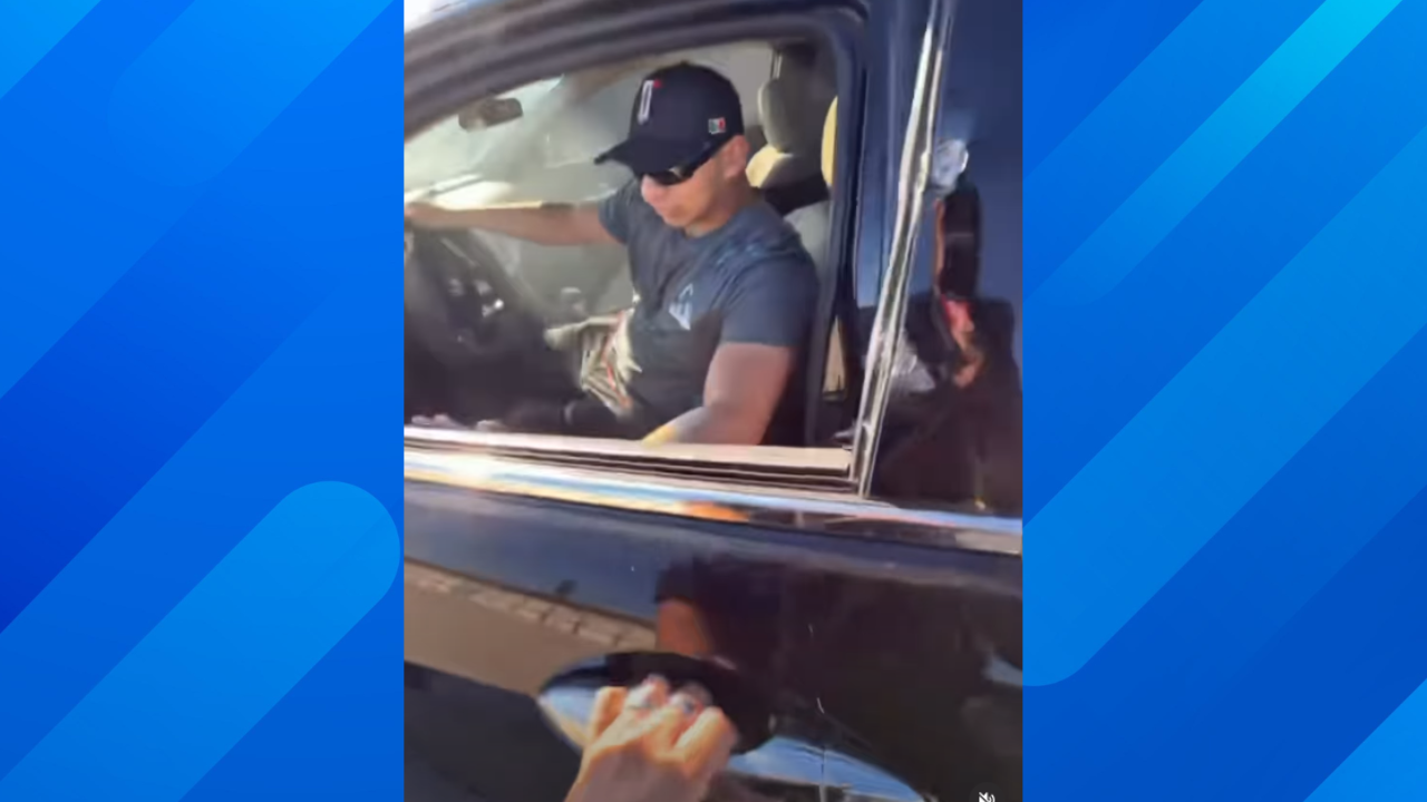 Alleged drunk driver pulled from car