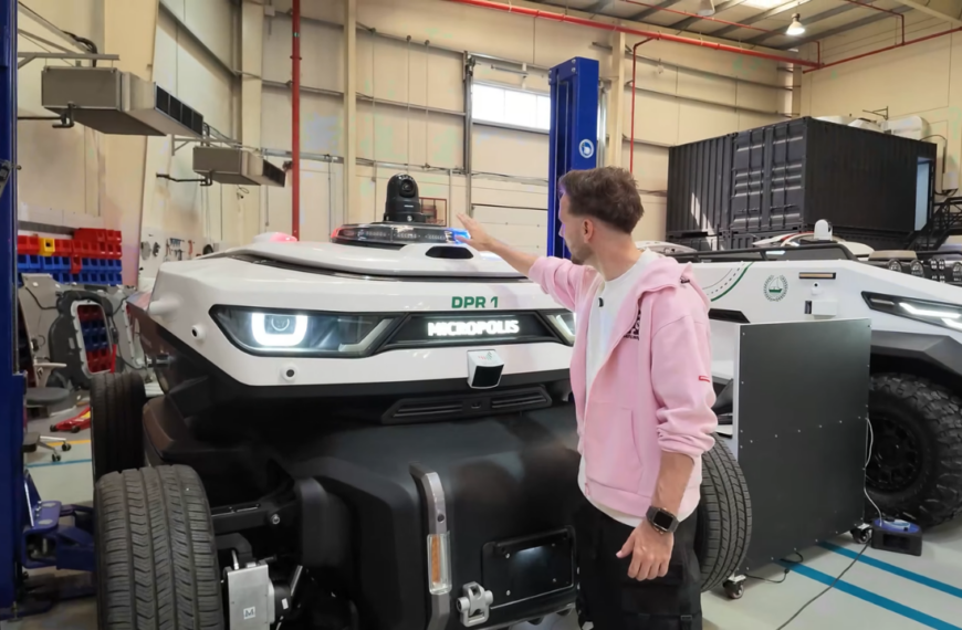 Dubai’s Robot Police Cars Can Flag Suspicious Behavior, With a Human Reviewing the Alerts