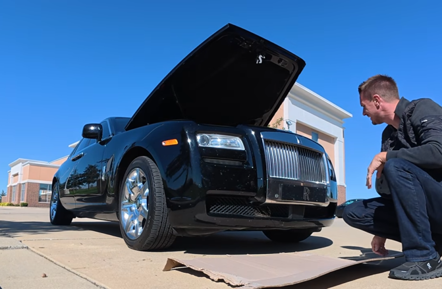Man Buys $299K Rolls-Royce for $39K, Fixes It With Cardboard on Drive Home