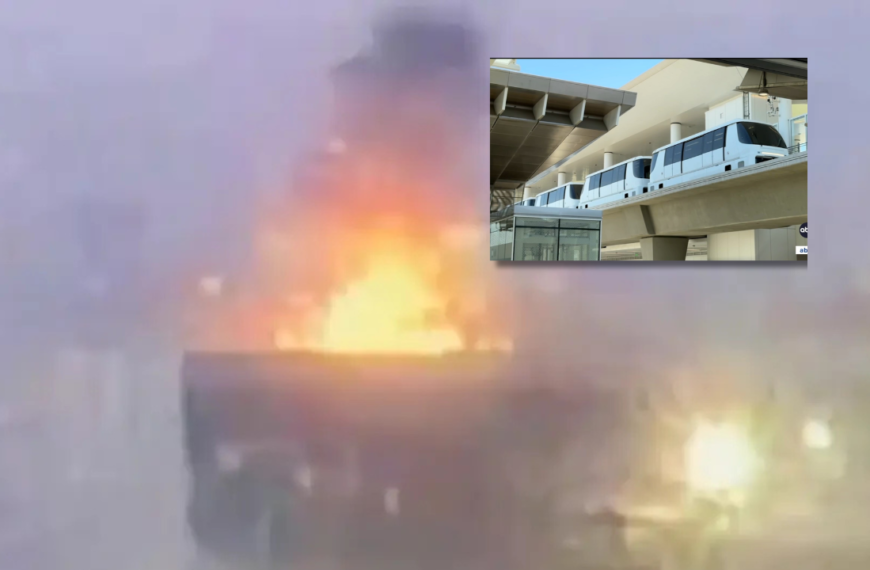 Electrical Flash Erupts During Los Angeles LAX People Mover Test, Newly Released Video Shows