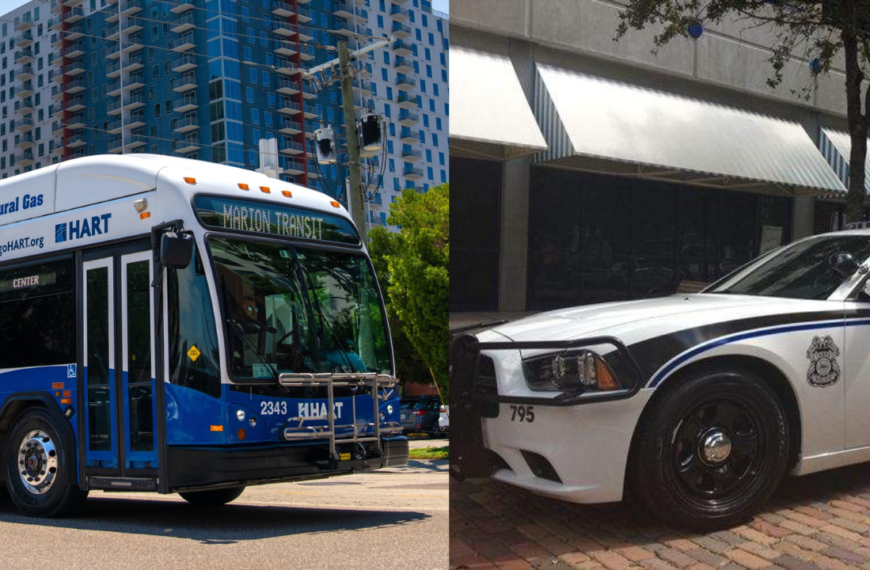 Florida Bus Driver Runs Red Light, Flips Cruiser Upside Down