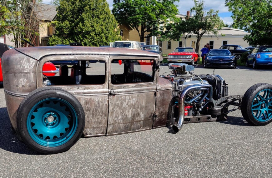 Hot-Rod Builder Spends Nine Years Creating Strange Custom Car, Uses Its Frame Instead of a Parking Brake
