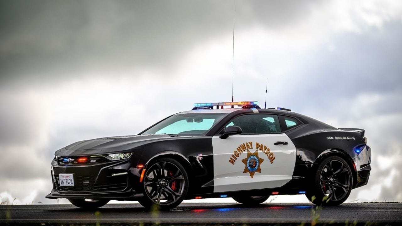 Last CHP Chevy Camaro Front Quarter